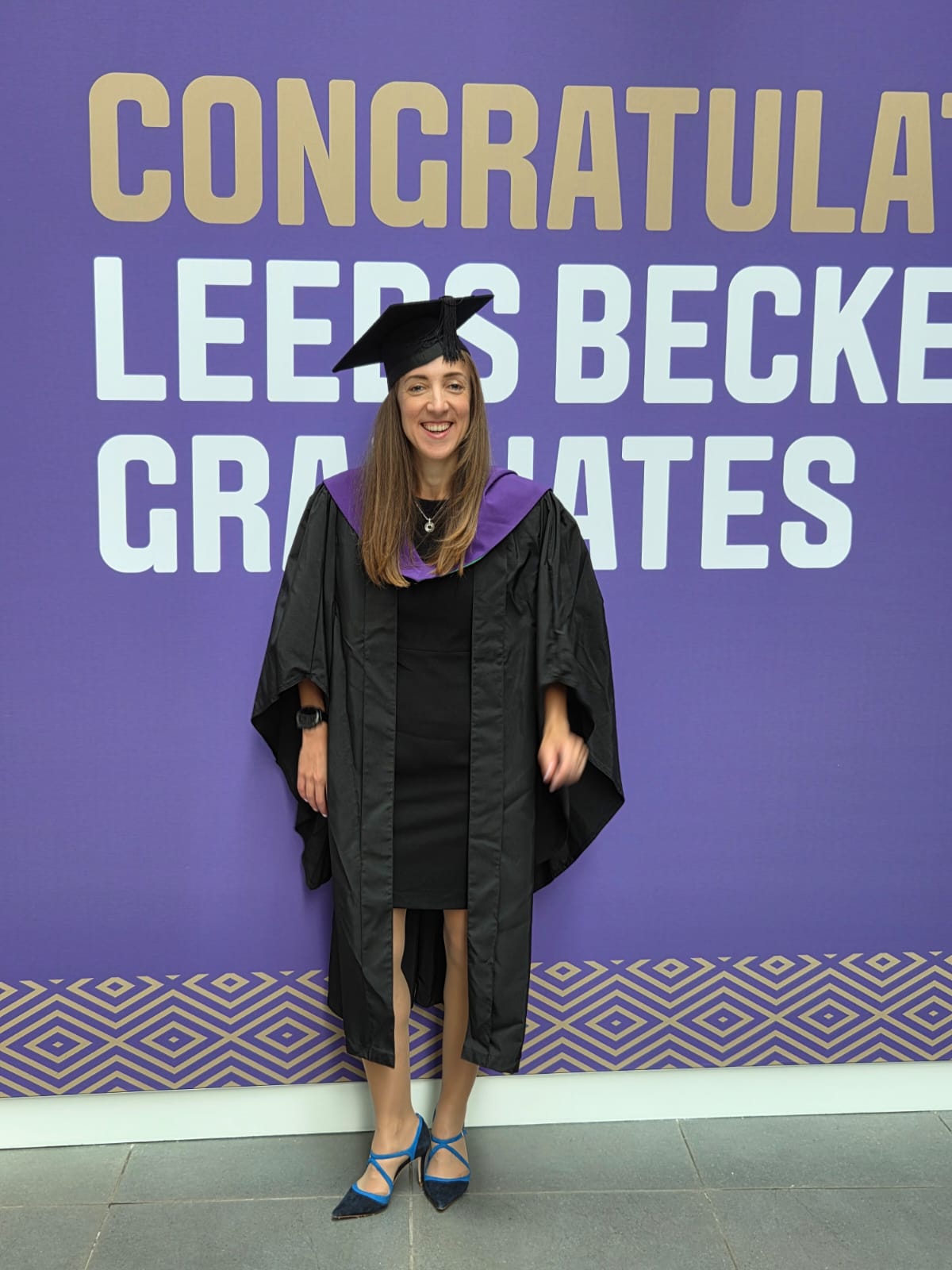 Gemma working with an athlete